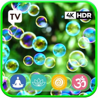Colorful Bubble Floating Dreams: UHD Satisfying Video with Relaxing Music - Screensaver For Tablets & Fire TV - NO ADS