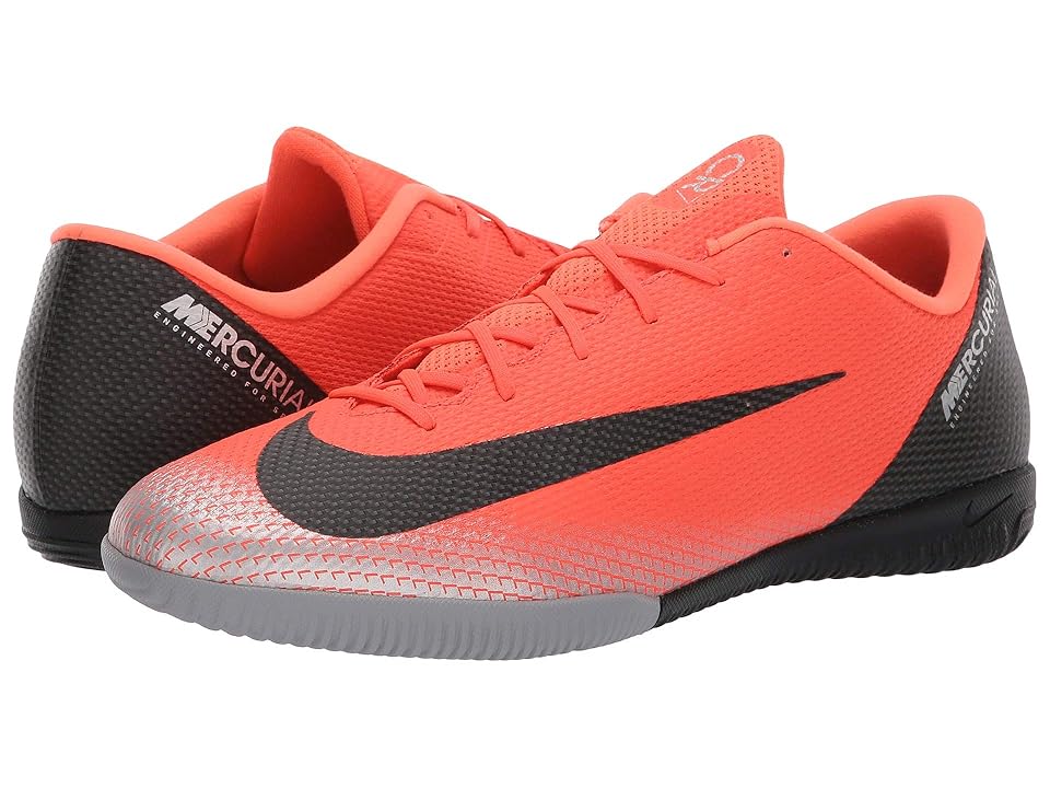 

Nike VaporX 12 Academy CR7 IC (Flash Crimson/Black/Chrome/Dark Grey) Men's Soccer Shoes, Orange
