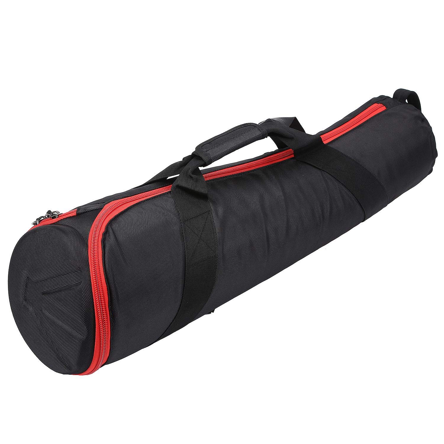 Bolsa de trípode negra para cámara, bolsa de viaje para fotografía, bolsa de protección de trípode de 80 cm, rojo & negro