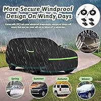 Vista 4 de Funda para auto para 2007-2025 Chevrolet Tahoe/Cadillac Escalade/GMC Yukon, 6 capas de protección impermeable resistente contra el sol, la lluvia