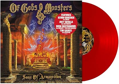 Sons Of Armageddon (Vinil Vermelho) por Of Gods & Monsters, capa do álbum