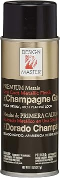 Design Master 242 Champagne Gold Premium Metal Spray Finish