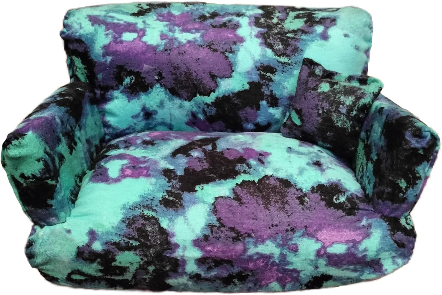 Generic Bearded Dragon Couch with Pillow (Machine Washable) (Dragonflies), Standard, Rustic