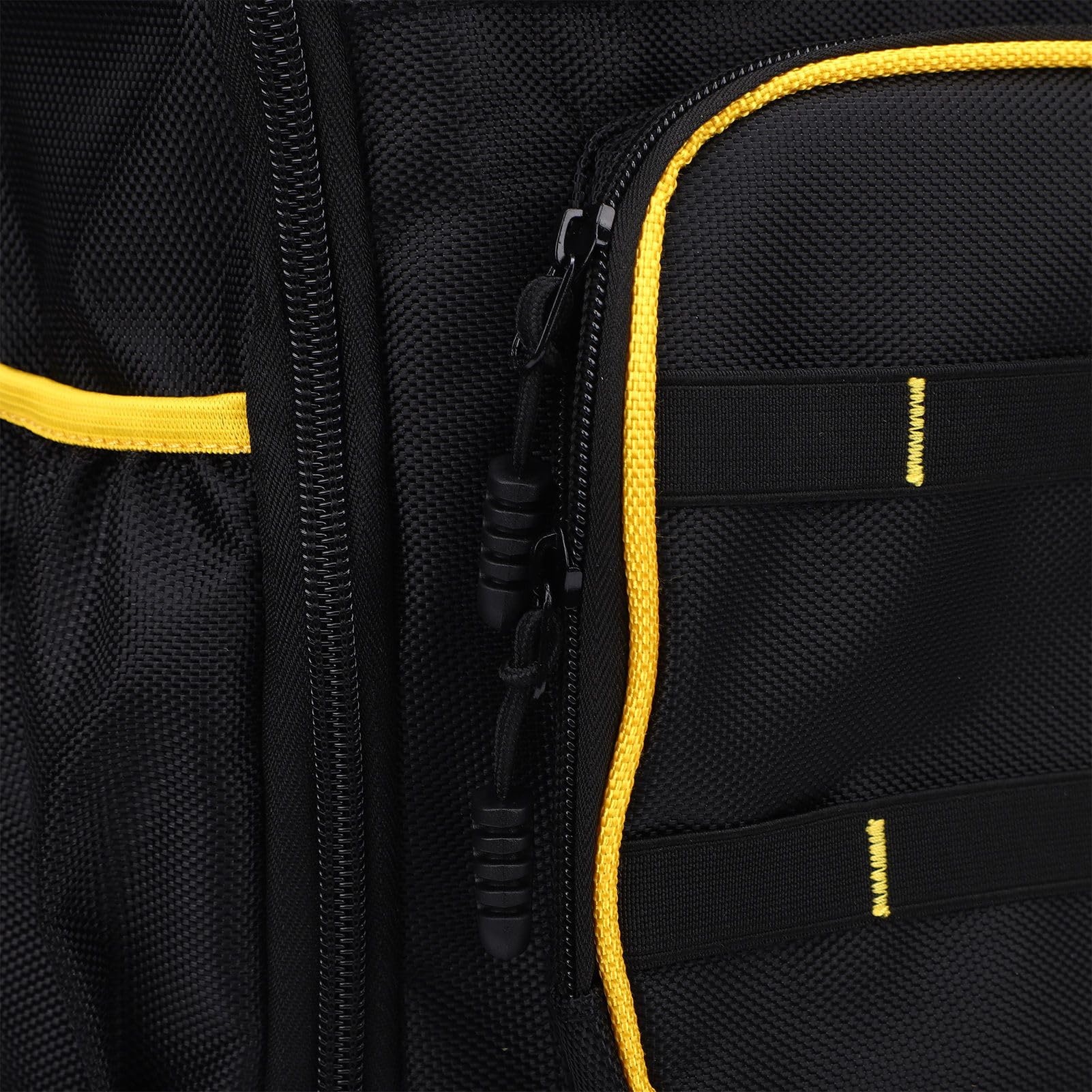 Zaino portautensili ZenithAur con fondo rigido e tasche multiple, borsa portautensili resistente con scomparto per laptop da 15,6 pollici e porta USB per elettricisti e tecnici.