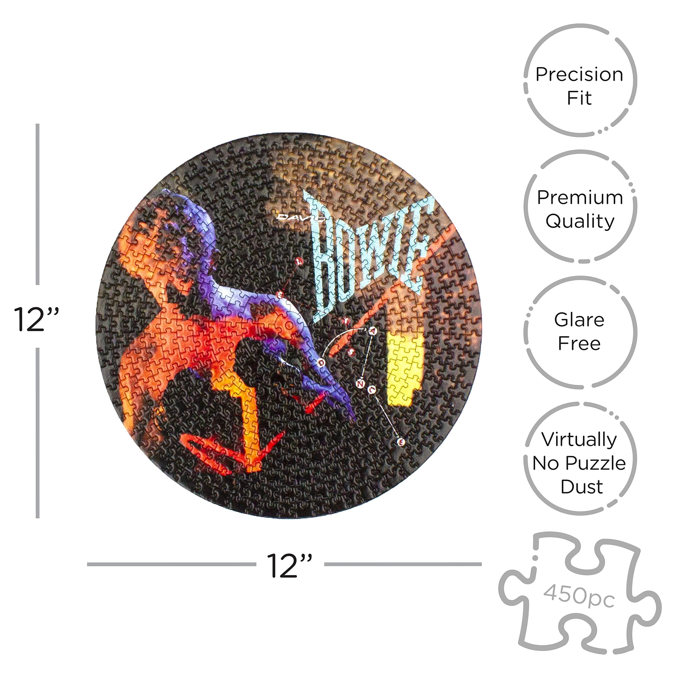 Amazon.com: David Bowie Let's Dance 450 pc Picture Disc Puzzle