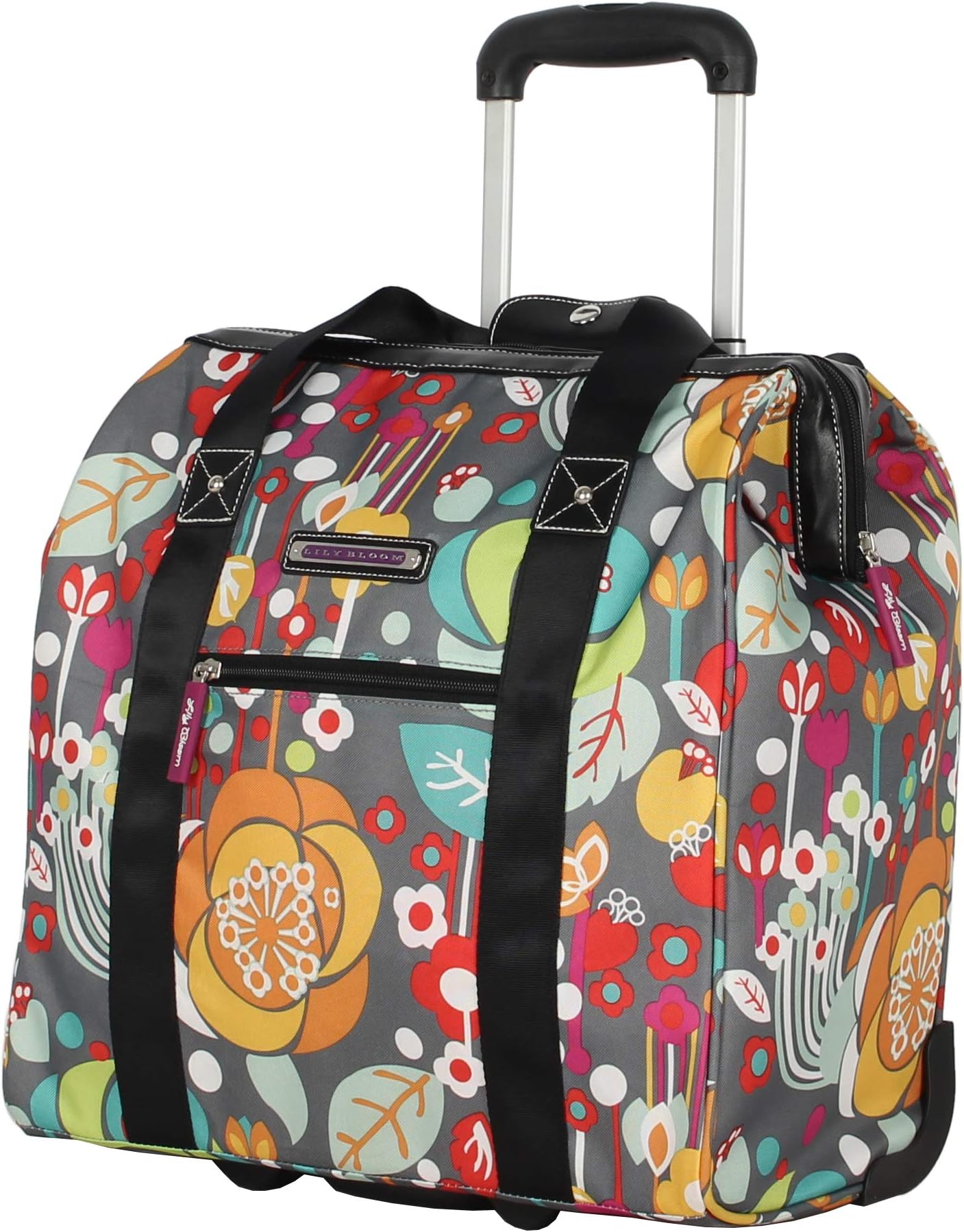 Design Pattern Carry on Bag Wheeled Cabin Tote (Bliss)
