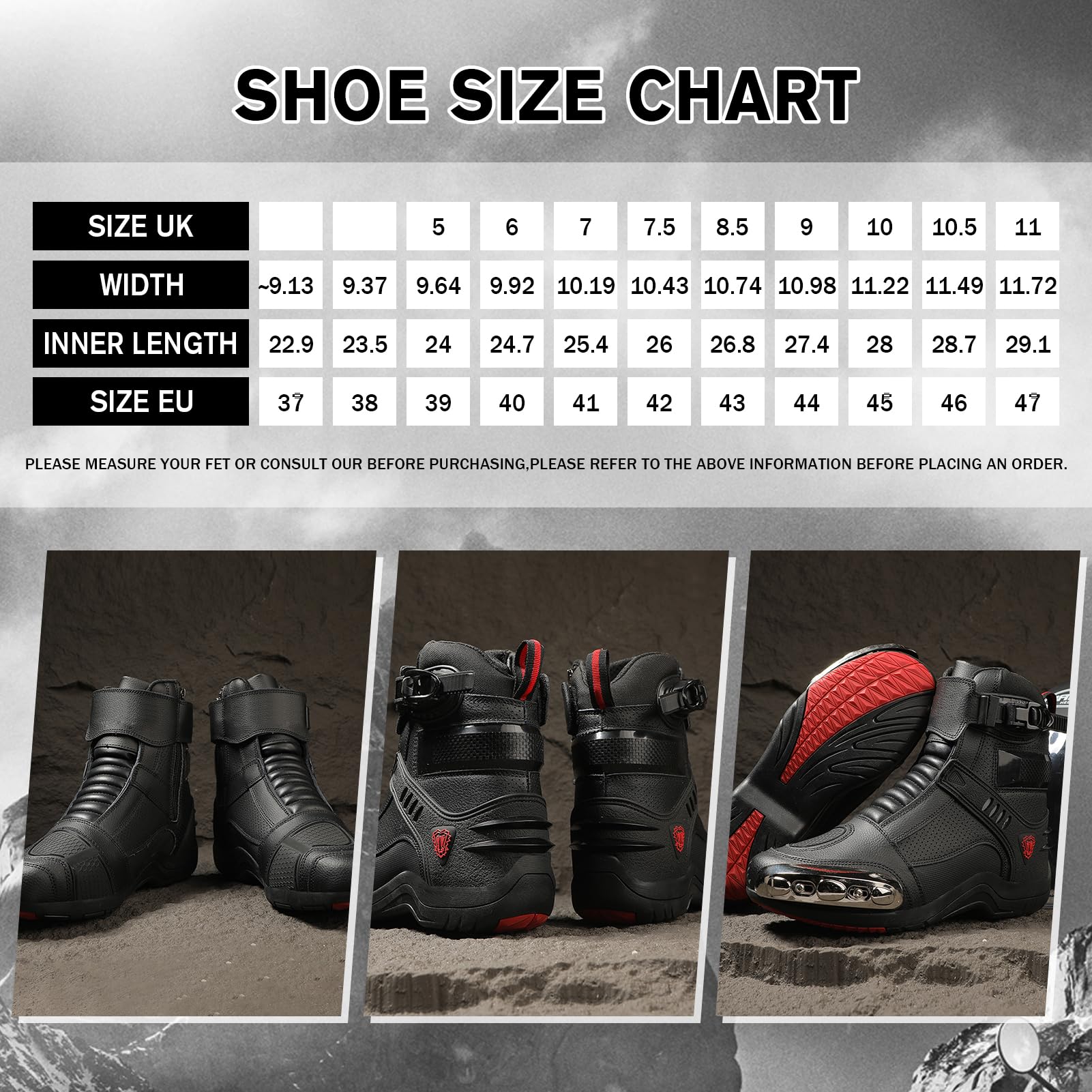 Botas Moto Hombre Zapatos De Motocicleta para Hombres,Zapatillas De Moto Hombre Antideslizantes,Transpirables Botas De Motorista Casuales De Calle
