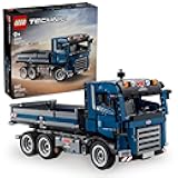 Technic Tipping Dump Truck Toy - Building Toy for Kids, Boys and Girls, Ages 9+, Construction Toy Truck - Birthday Gift Idea - 42203