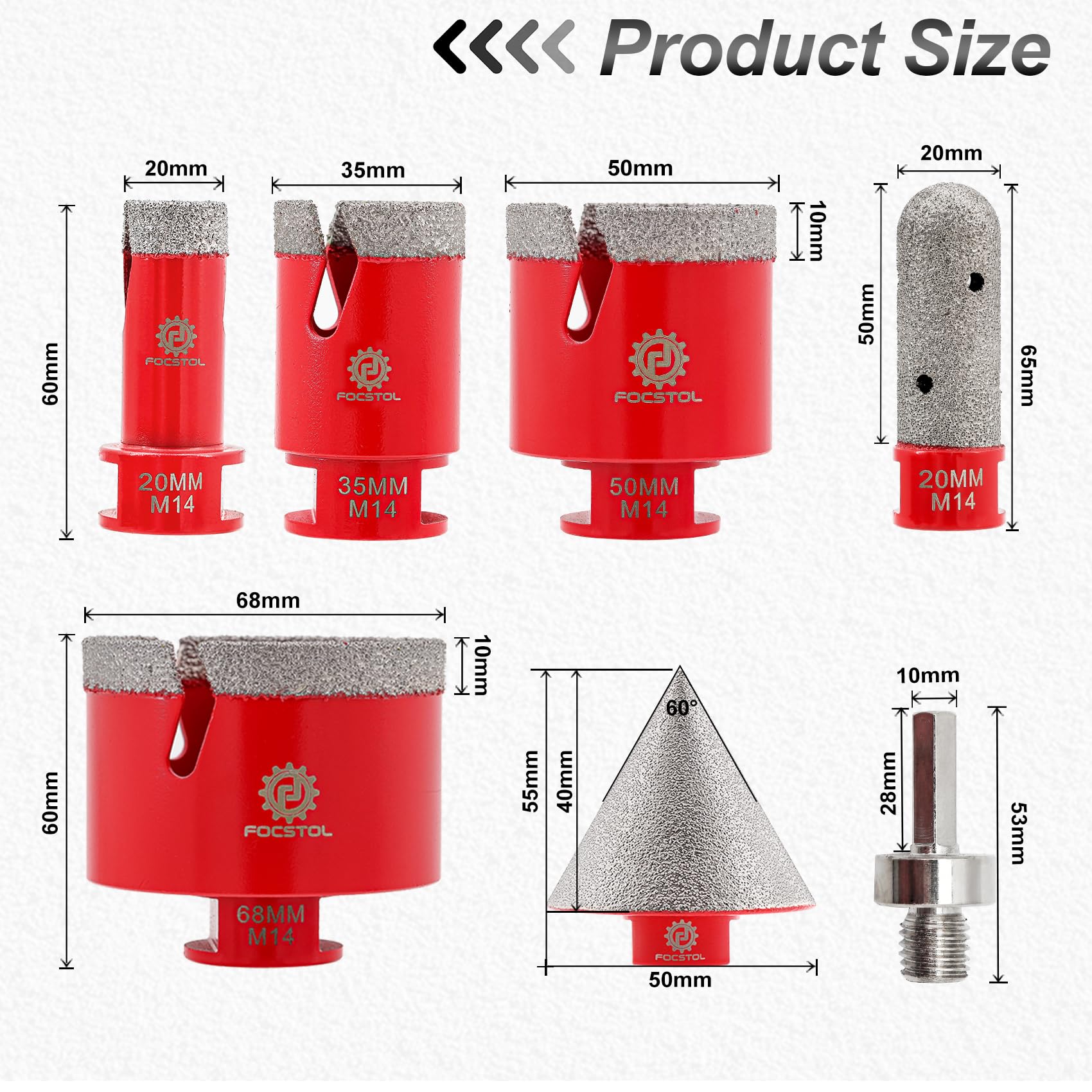 FOCSTOL Diamond Drill Bit Set - Image 2
