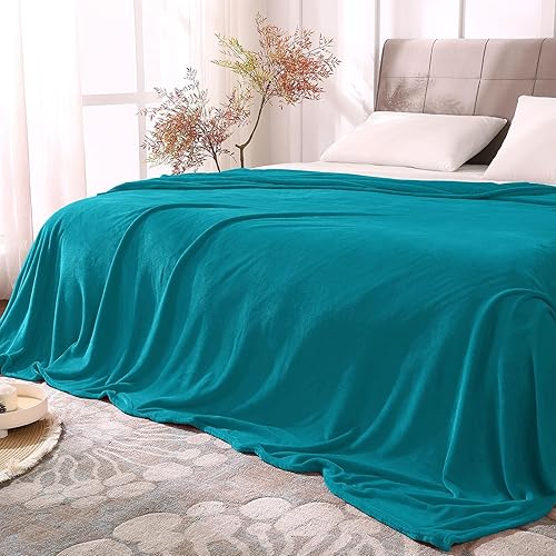 Miniatura 540 de BEDELITE Fleece Blanket White Throw Blanket for Couch & Bed, Luxury Plush Cozy Fuzzy Blanket 50" x 60", Super Soft Warm Lightweight Throw Blanket