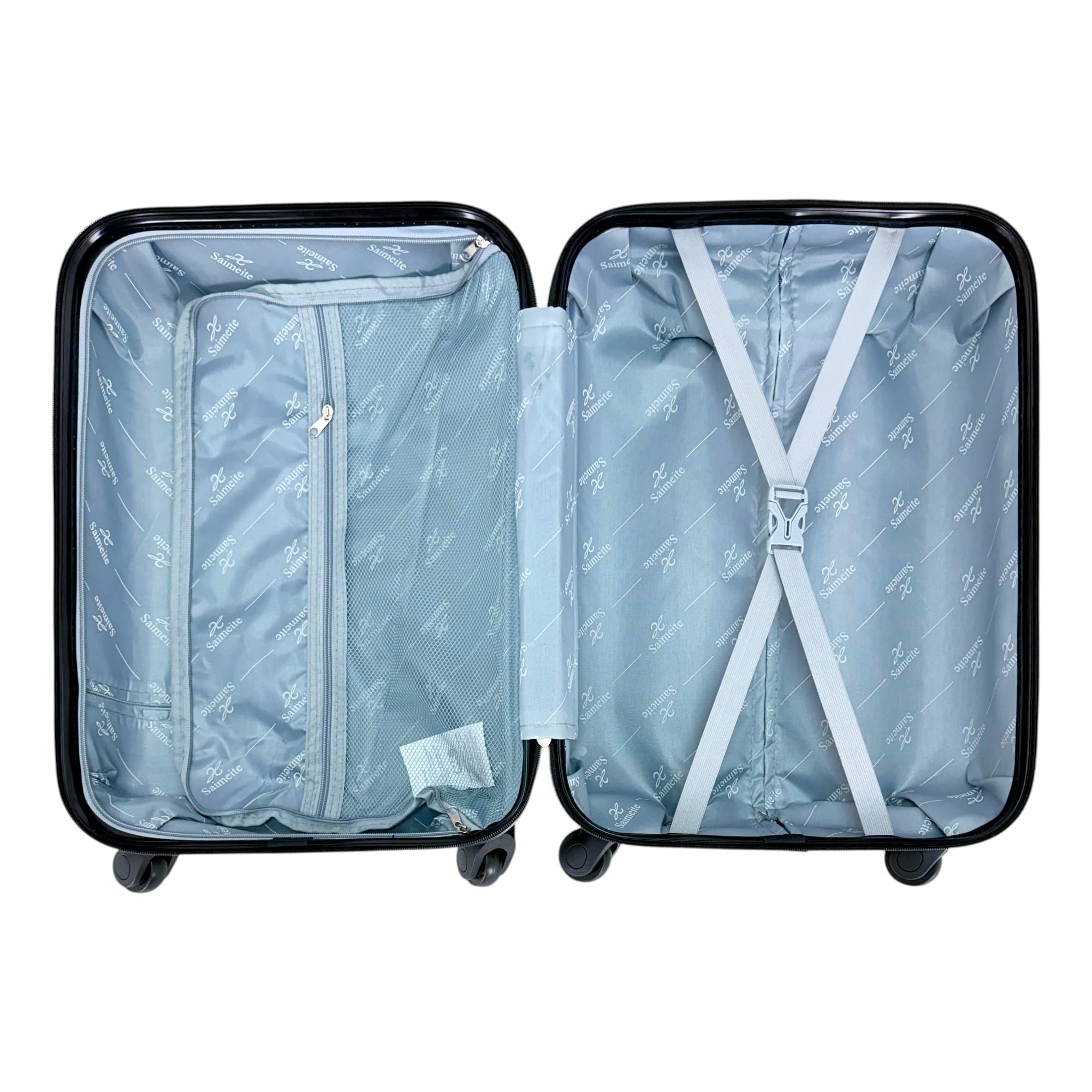 Maleta de Cabina Equipaje de Mano Viaje avión rígida 4 Ruedas 360º Medidas 55x35x22cm Viajar Estampado Mariquita
