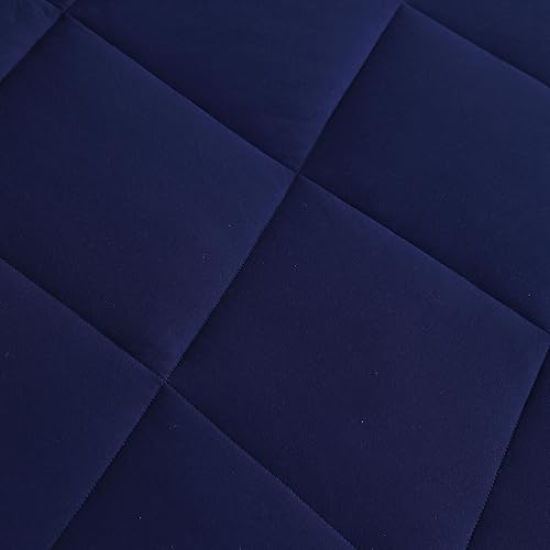 Miniatura 4 de NTBAY Juego de edredón individual con sábanas, 5 piezas de ropa de cama suave y transpirable, cama en una bolsa, juego de edredón de relleno