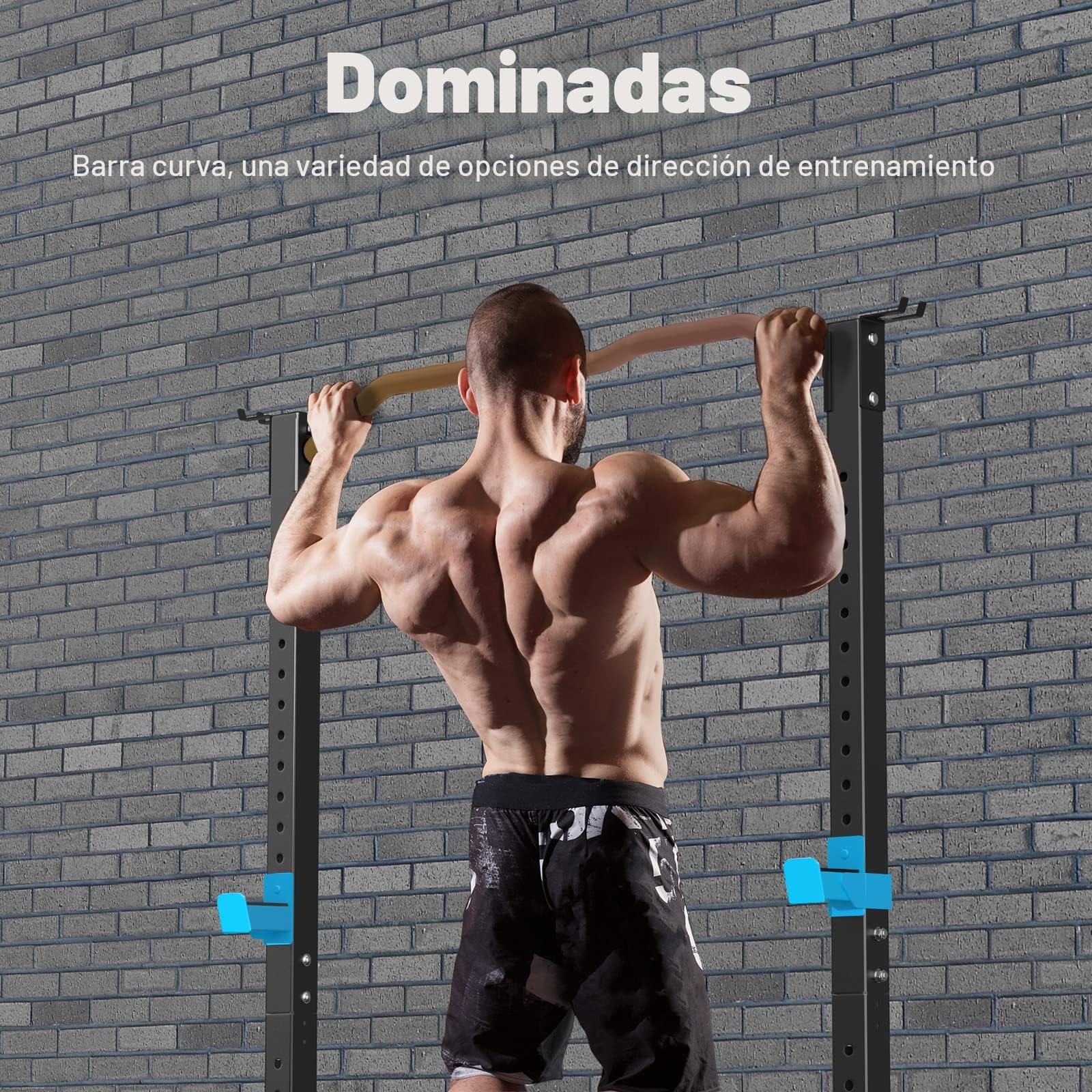 WINNOW en Cuclillas Jaula de Fuerza Ajustable de Altura, con Palanca de tracción, Gimnasio doméstico Multifuncional Torre de energía Entrenamiento de Fuerza en Cuclillas Barbacoa
