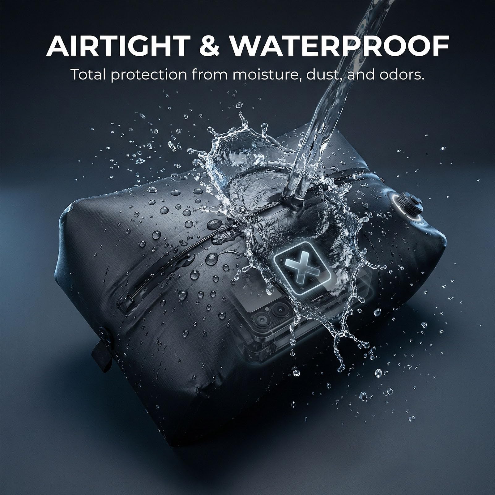 SIXRUN Bolsa de Compresión Al Vacío, Bolsa de Compresión para Equipaje de Viaje con Sellado Hermético y Tecnología de Vacío para Viajes, Camping y Uso Diario.