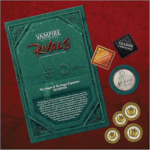 Miniatura 5 de Renegade Games Studios Vampire: The Masquerade Rivals - Juego de cartas expandible The Dragon & The Rogue Expansion – Edades 14+, 2-4 jugadores,