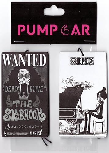PumpCar 2 ambientadores colgantes de doble cara de anime japonés con aroma a vainilla, ambientadores colgantes de anime fresco para espejo