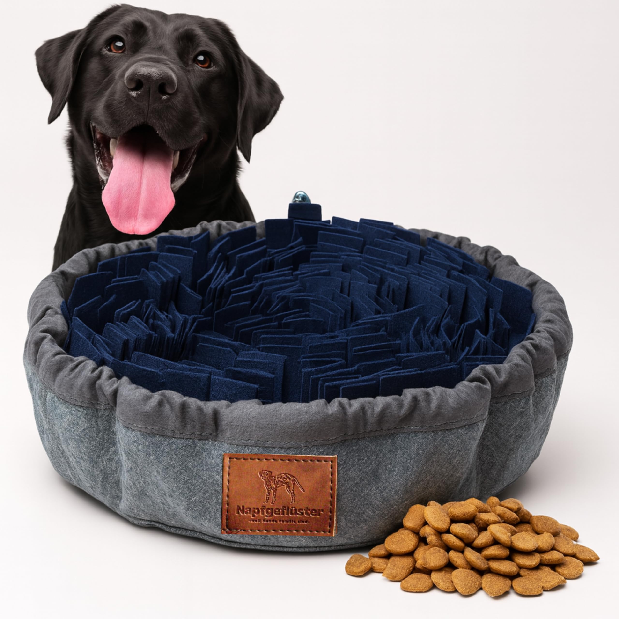 Napfgeflüster® – Schnüffelteppich BALU – Intelligenzspielzeug für Hunde – Hundespielzeug & Trainingsspielzeug – Beschäftigung & Futterteppich für Hunde – Verstellbar
