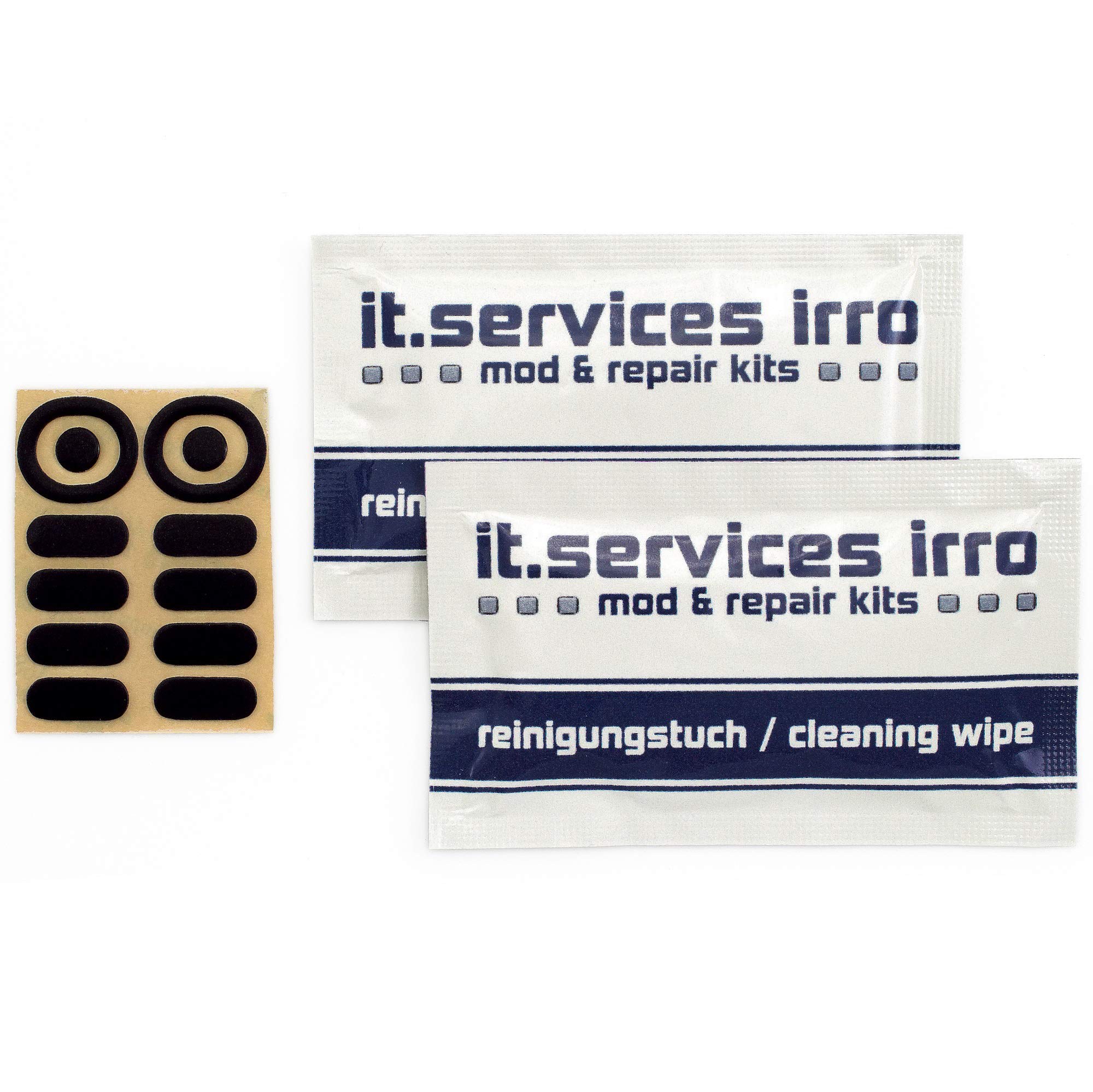 2X Sets Glides/Mausgleiter passend für Logitech G304, G305, inkl. 2 Reinigungspads