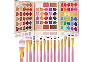 Professional Makeup Must-Have: UCanbe's Extensive 86-Shade Eyeshadow Palette and 15-Piece Brush Set