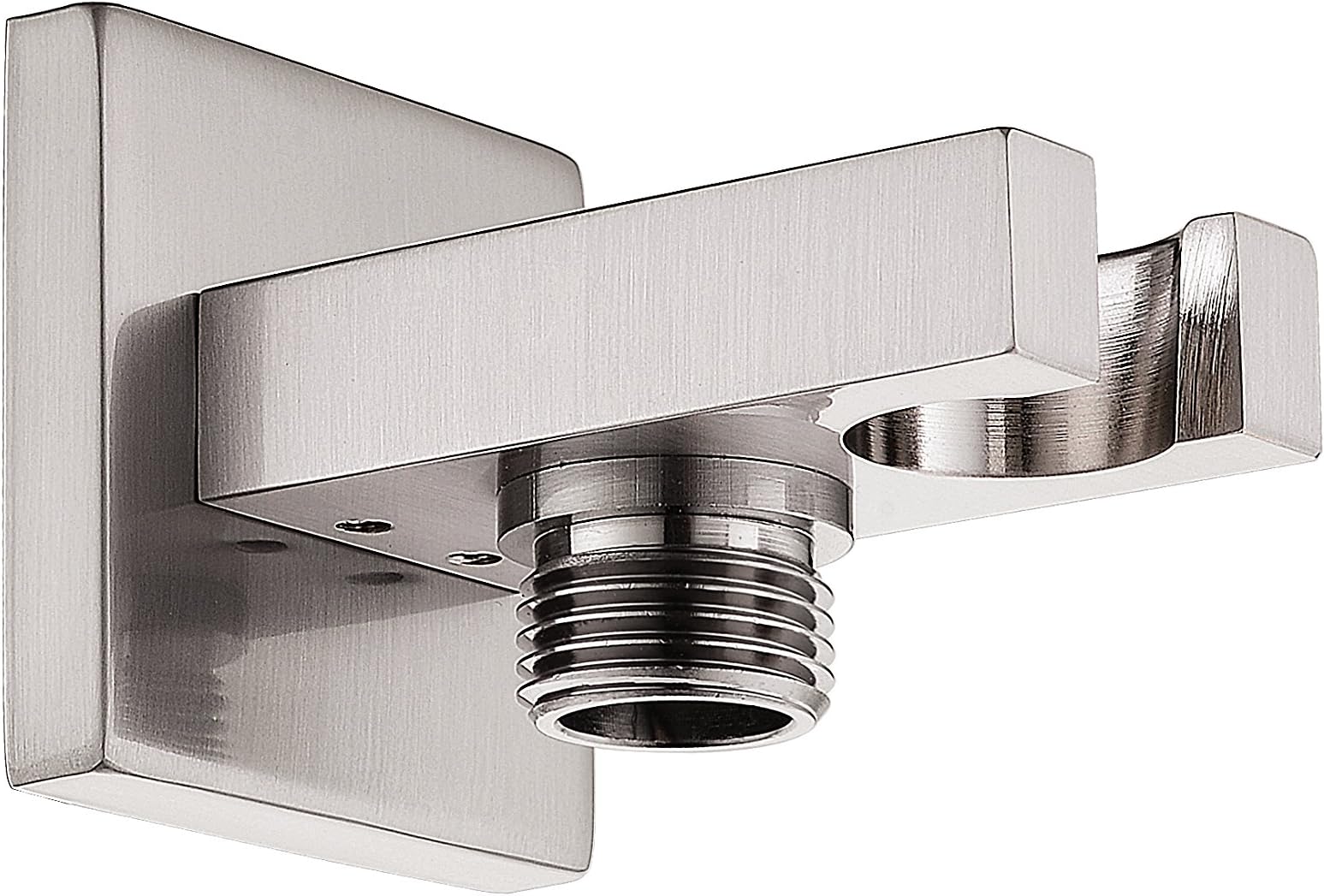 SR SUN RISE Brass Square Handheld Shower Head Bracket Holder Wall Mount,Concealed Installation Brushed Nickel