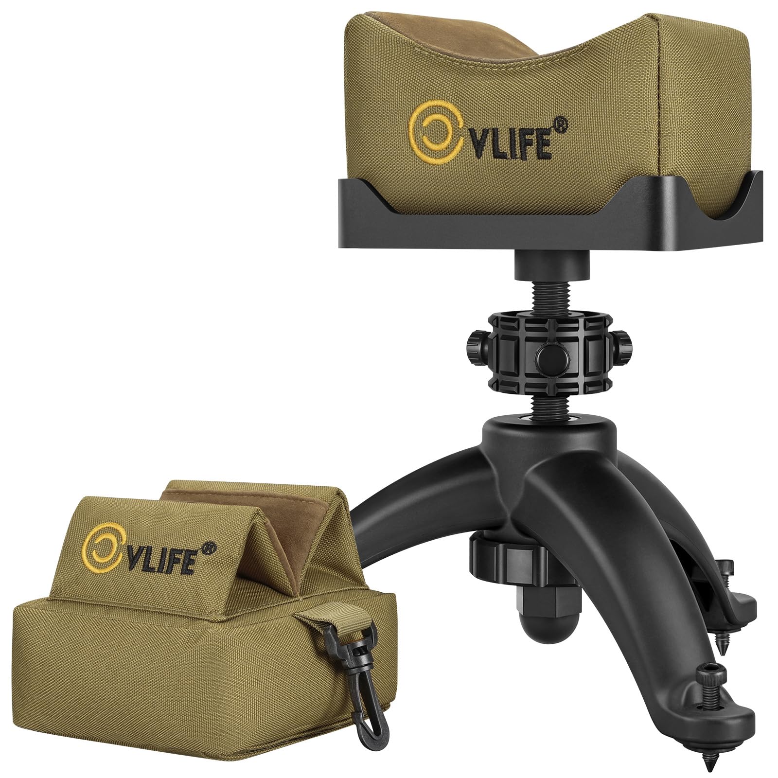 CVLIFE Shooting Rest Tripod Gun Rifle Rest for Shooting Range Hunting