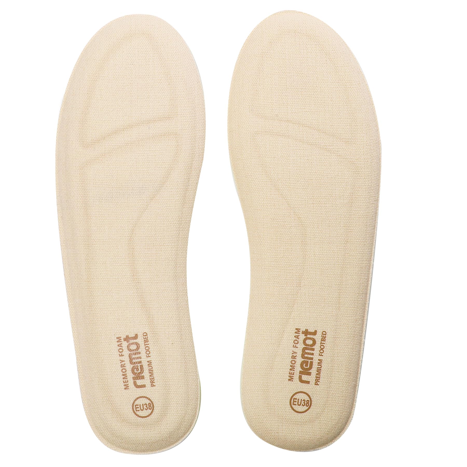 riemot Memory Foam Insoles for Men and Women - Replacement Shoe Inserts Comfort Cushioning for Sports Shoes, Trainers, Sneakers, Work Boots and Walking Shoes — view 16