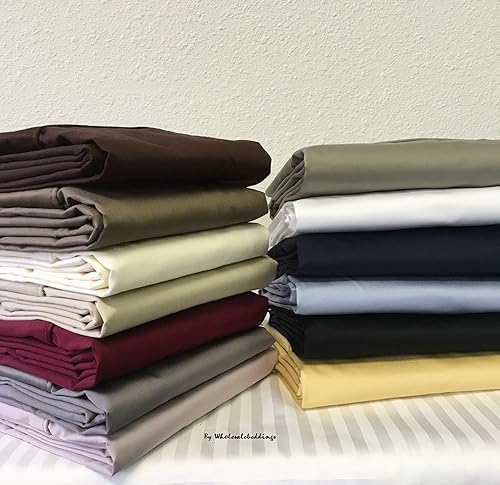 Sheetsnthings Juego de sábanas 100% algodón, 600 hilos, tamaño individual extra largo (XL) blanco sólido, suave, bolsillo profundo, 3 sábanas