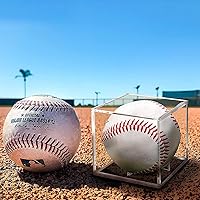 Vista 6 de 1 estuche de exhibición de béisbol, estuche acrílico transparente para exhibir recuerdos de cubo de béisbol, estuche de bola de autógrafo, estuche