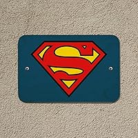 Vista 5 de GRAPHICS & MORE Letrero de Superman Classic S Shield Logo Home Business Office