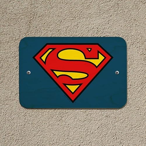 Miniatura 5 de GRAPHICS & MORE Letrero de Superman Classic S Shield Logo Home Business Office