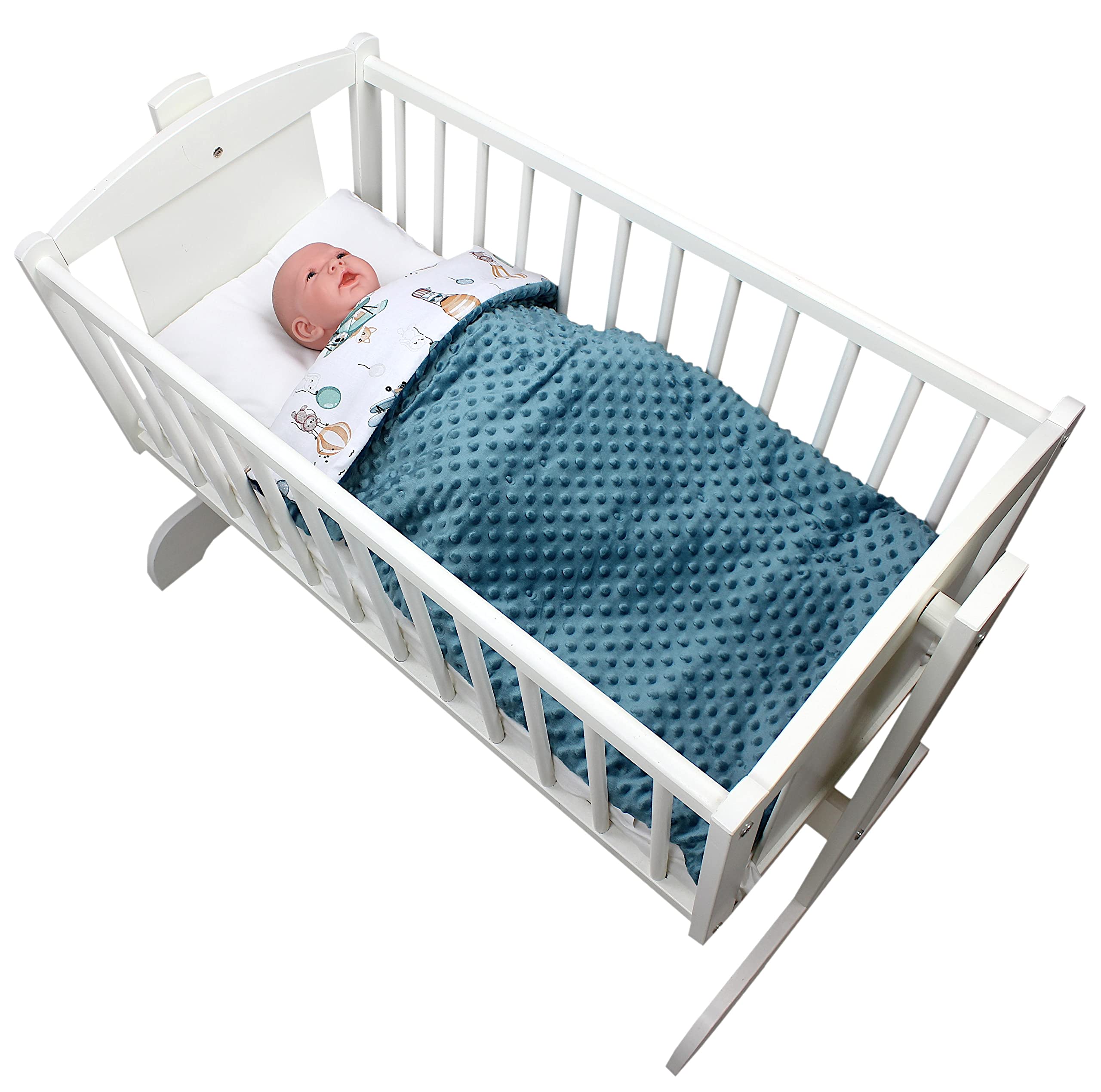 TupTam Copertina per Neonati 85 x 85 cm Coperta per Seggiolino Ovetto Neonato Auto Buggy Passeggino