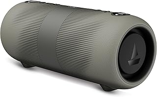 Boat Stone 1200 Pro, 60W Boat Signature Sound, 76.2mm Drivers, TWS,7.5H Battery, Built-in Mic, Carry Strap,IPX6, Bluetooth Speaker, Wireless Speaker, Portable Speaker (Ice Grey)