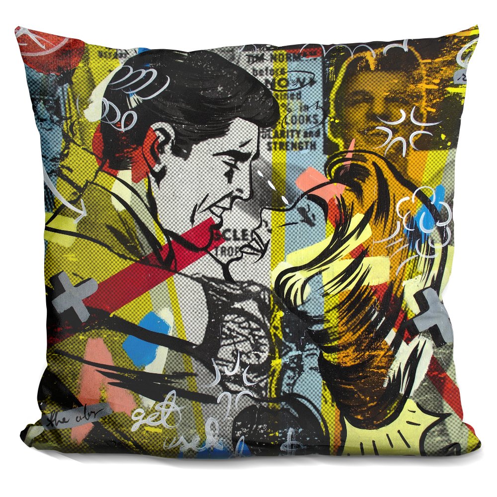 LiLiPi Yes You Decorative Accent Throw Pillow