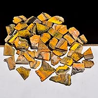 Vista 120 de Natural Yaxaite Raw Slice Gemstone- Healing Crystals for DIY Jewelry Making -Loose Natural Cabochon -Perfect for Crafting Unique Jewelry Designs