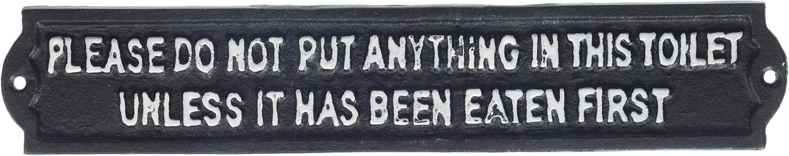 Abbott Collection 27-Iron AGE/348 Do Not Put Wall Sign, 12 inches L, Black, 4 Piece