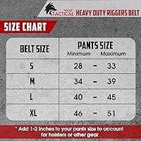 Vista 7 de WOLF TACTICAL Cinturón de aparejos de alta resistencia - Cinturón de pistola EDC de nailon reforzado de 2 capas de 1.75 pulgadas