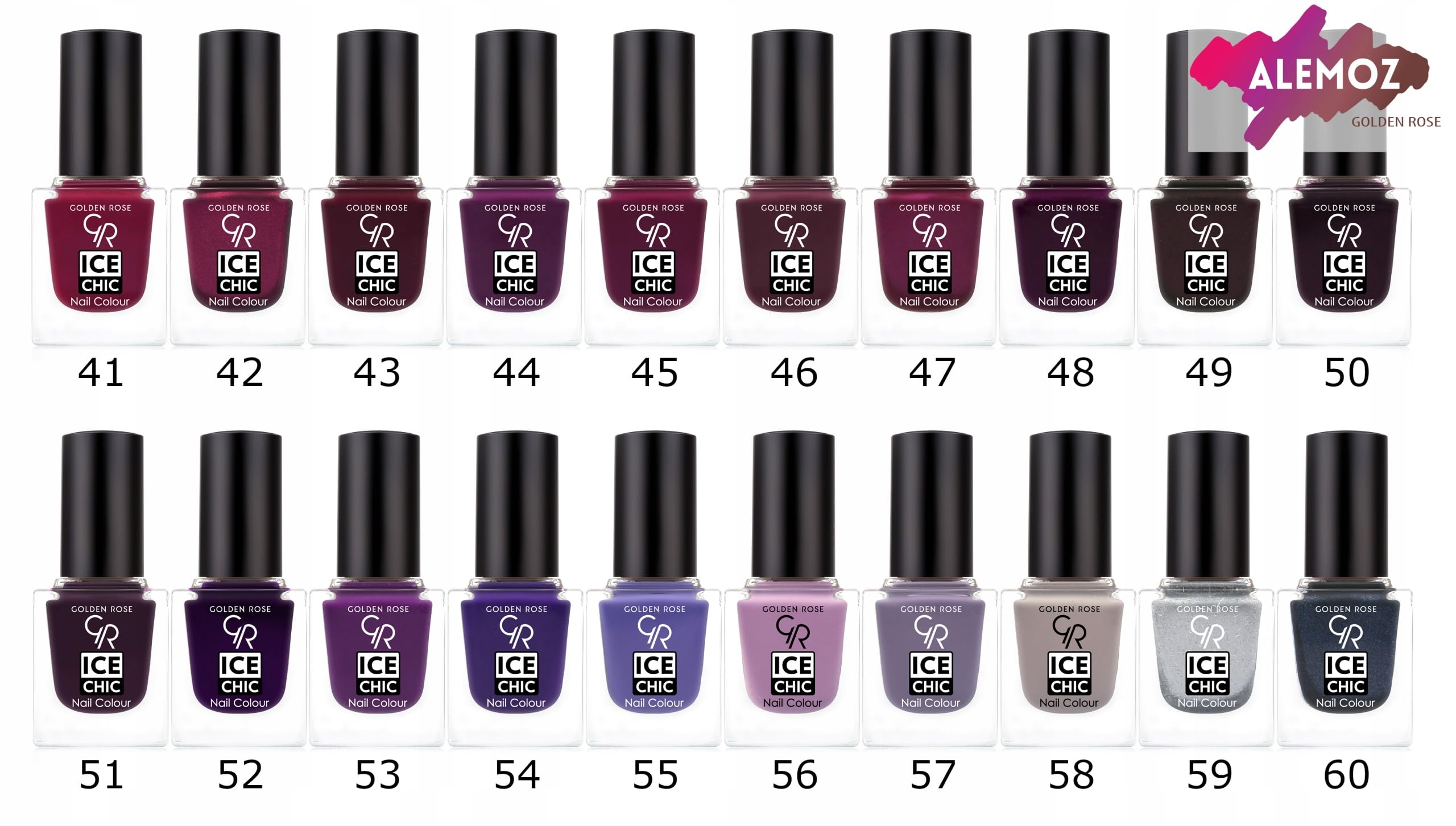 Golden Rose Ice Chic Nail Colour No:52