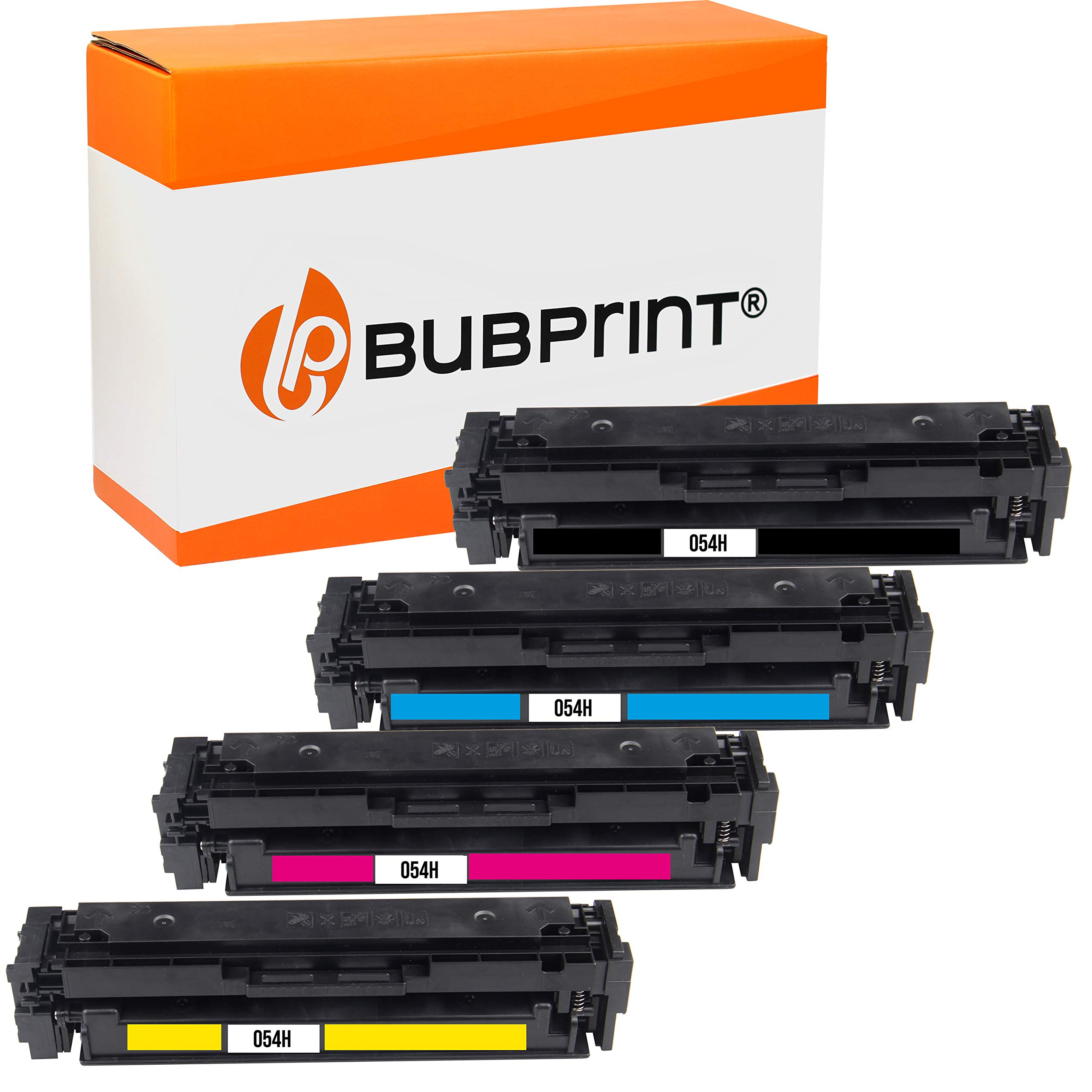 Compatible Toner Replacement for Canon 054 054H 054 H i-Sensys LBP-621Cw LBP-623Cdw LBP-640C MF640C MF641Cn MF641Cw MF642Cdw MF643Cdw MF644Cdw MF645Cx Pack of 4
