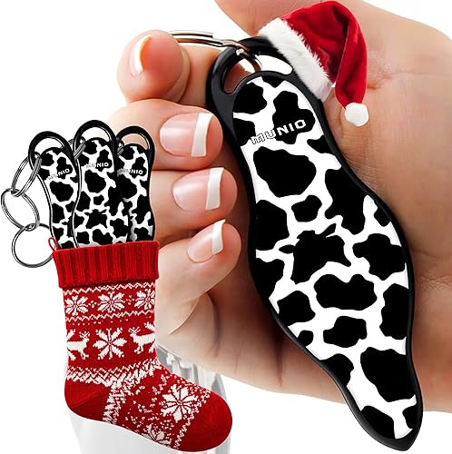 Miniatura 10 de MUNIO Llavero de autodefensa, ligero, elegante y portátil herramienta de seguridad para mujeres y hombres, Kubotan no letal, fácil de usar, aprobado