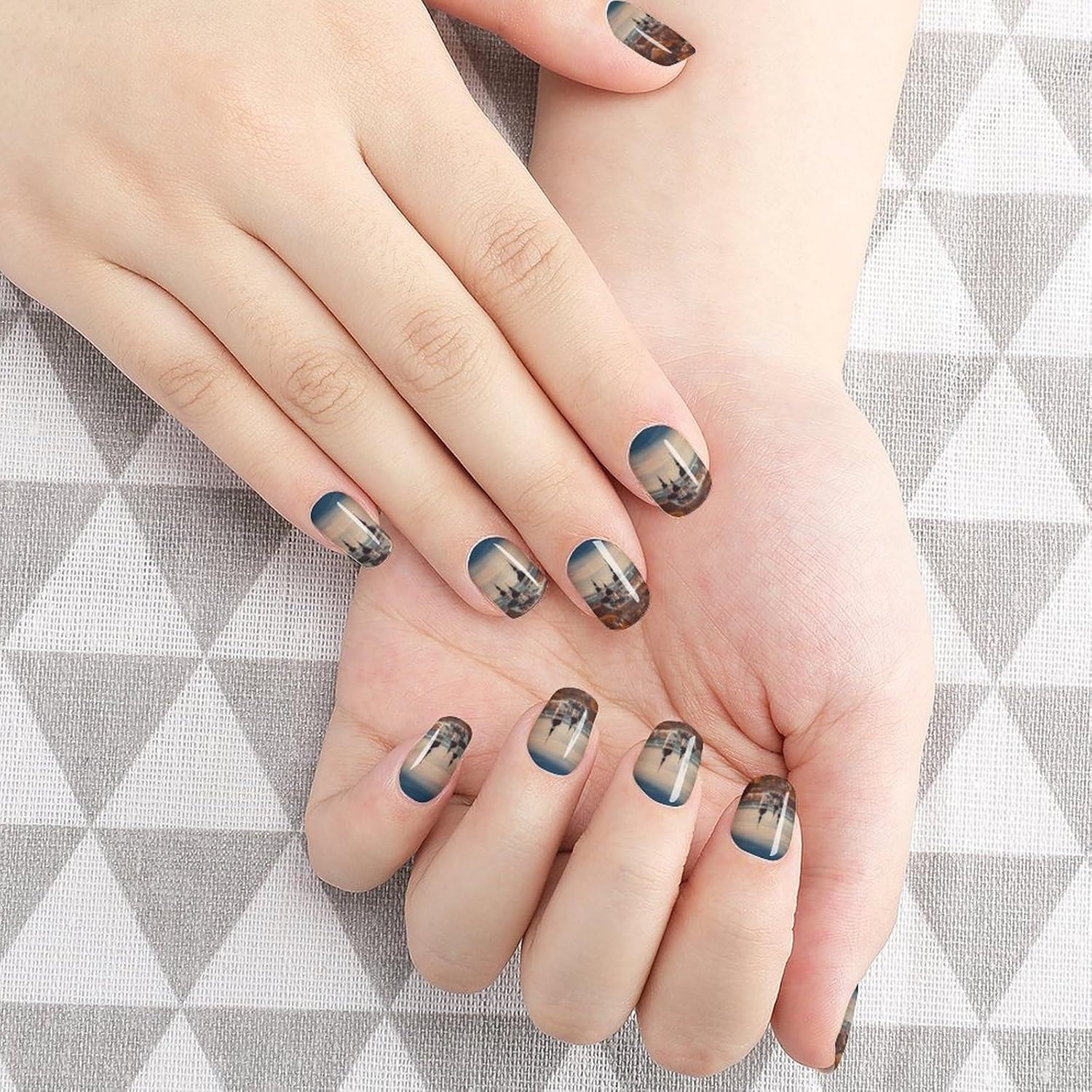 Nail Strips Bundle Full Wrap Long Lasting Nail Polish Strips Easy Application and Removal Salon Quality Self Adhesive Art Stickers for Women Gifts