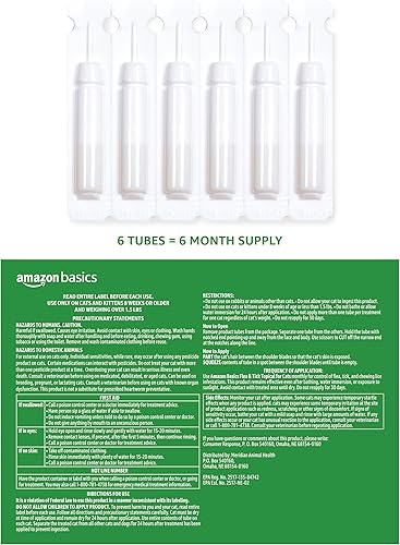 Miniatura 2 de Marca Yaxa – Solimo tratamiento tópico de pulgas y garrapatas para gatos (más de 1.5 libras), 3 dosis