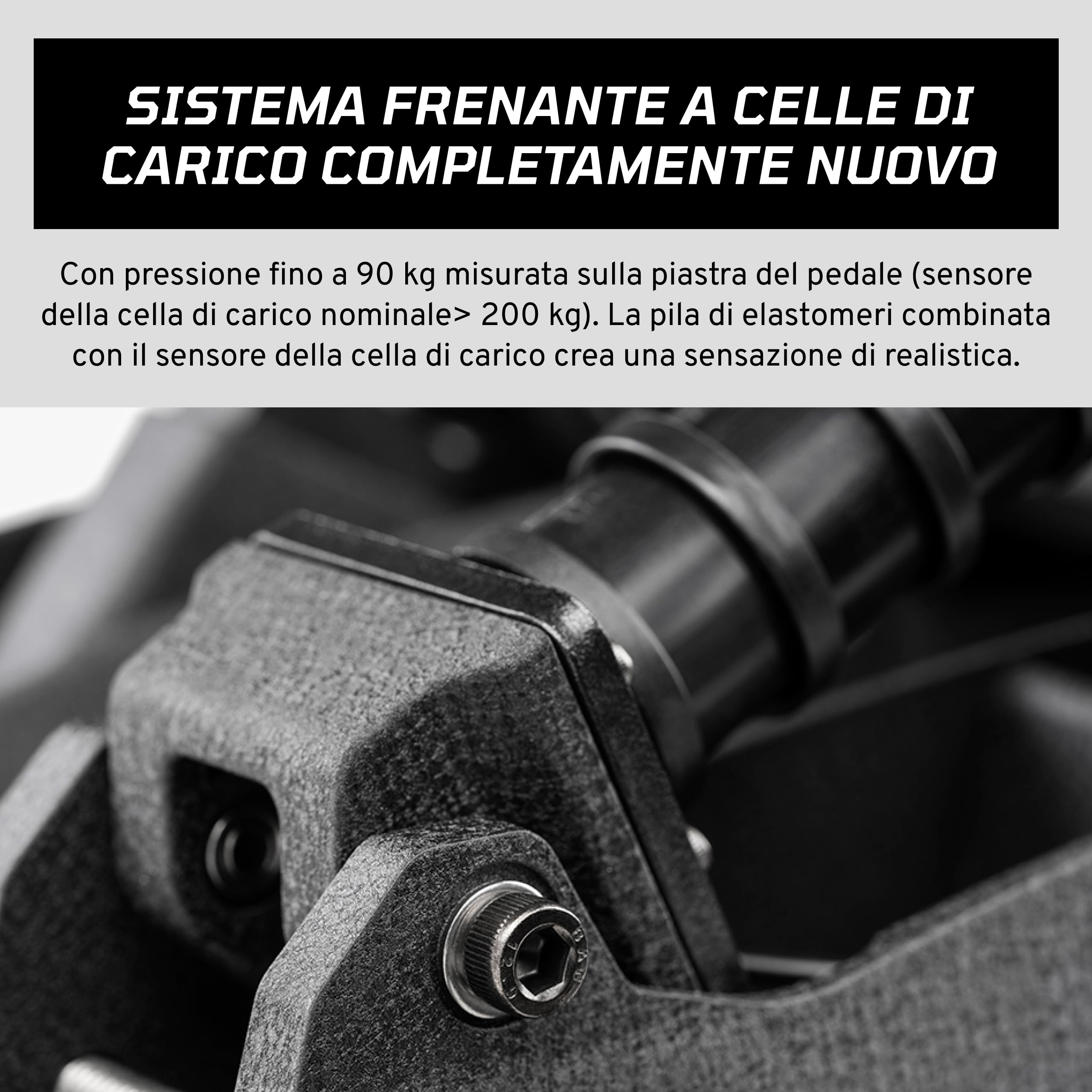 Fanatec CSL Elite Pedals V2 Set di 3 Pedali con Freno a Cella di Carico a Doppio Stadio Sensori ad Effetto Hall