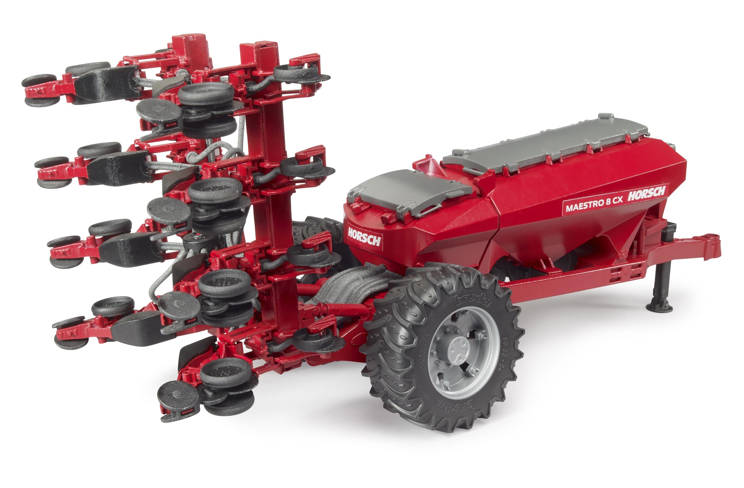 bruder 02037 - Horsch Einzelkornsämaschine Maestro 8CX - 1:16 Zubehör, Traktor, Anhänger, Bauernhof, Landwirtschaft, Spielzeug