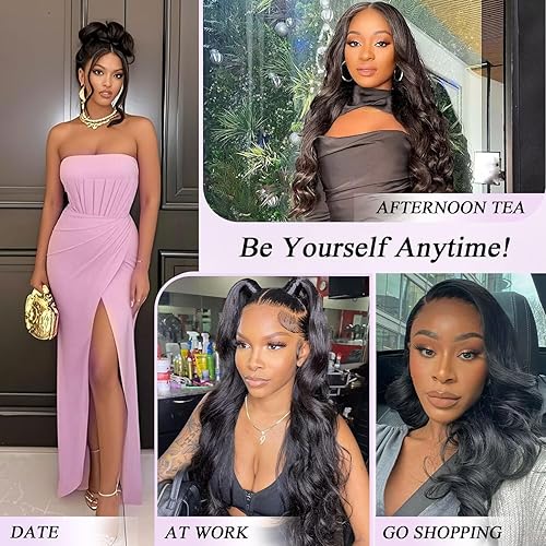 Miniatura 31 de Aaliweya 99J Burgundy Lace Front Wig Human Hair 13X4 Body Wave Hd Lace Frontal Wig for Women 180 Density Glueless Wig Pre Plucked With Baby Hair