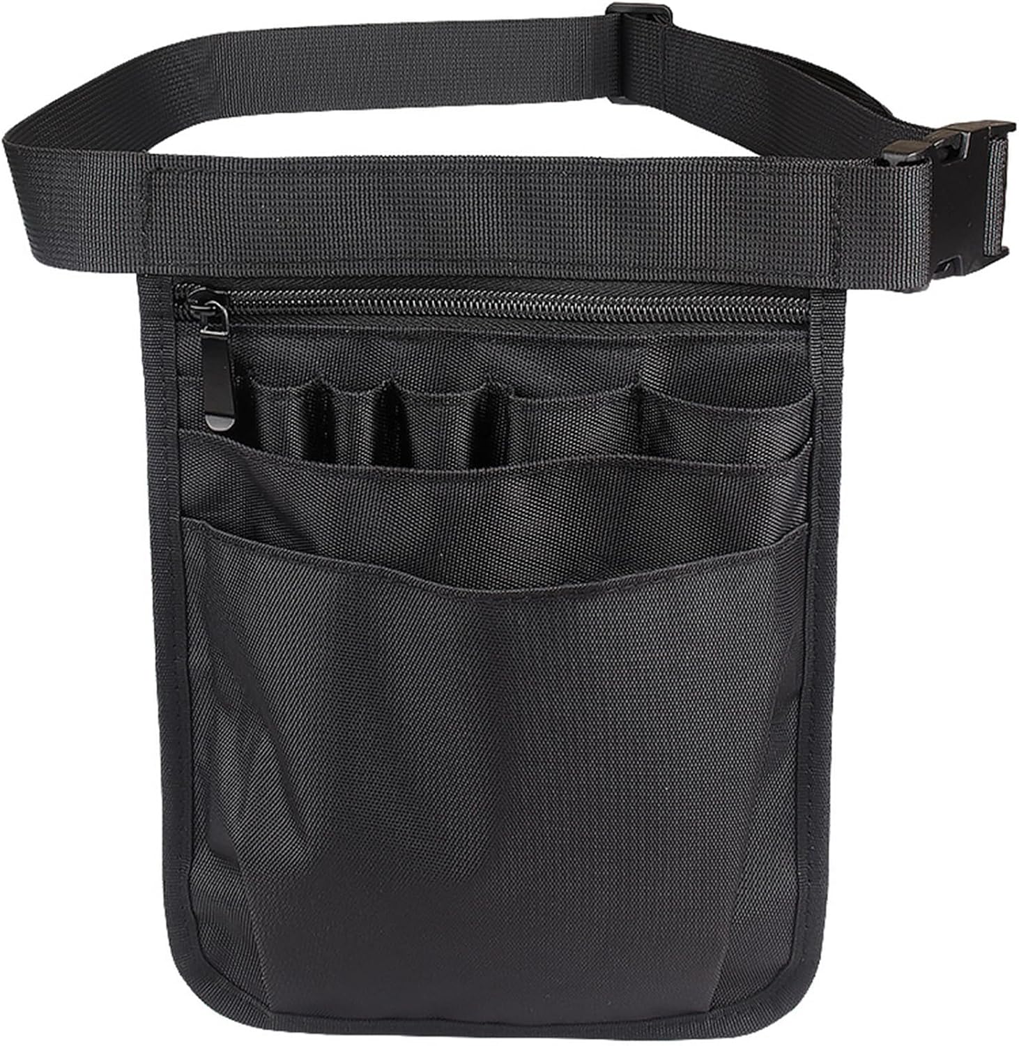 Medical Organizer Belt for Nurse, Nurse Fanny Pack for Medical Scissors Care Kit Tool, Utility Waist Tool Bag Pouch for Nursing Students, Medical Professionals, Waitress, Restaurant Hotel Bar, Black