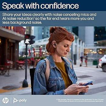 Amazon.com: Poly – Voyager Free 20 – True Wireless Earbuds in