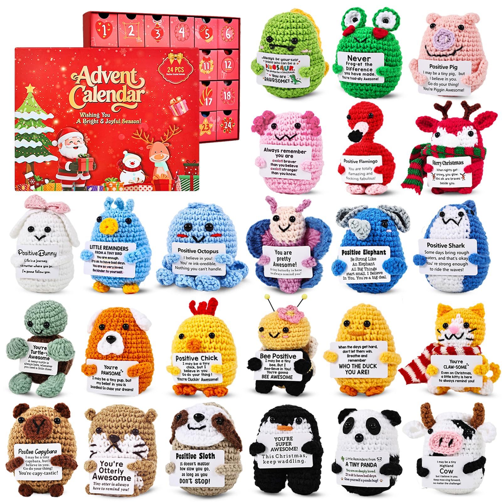 Amazon.com: Advent Calendar 2026, 24 Days Crochet Animals