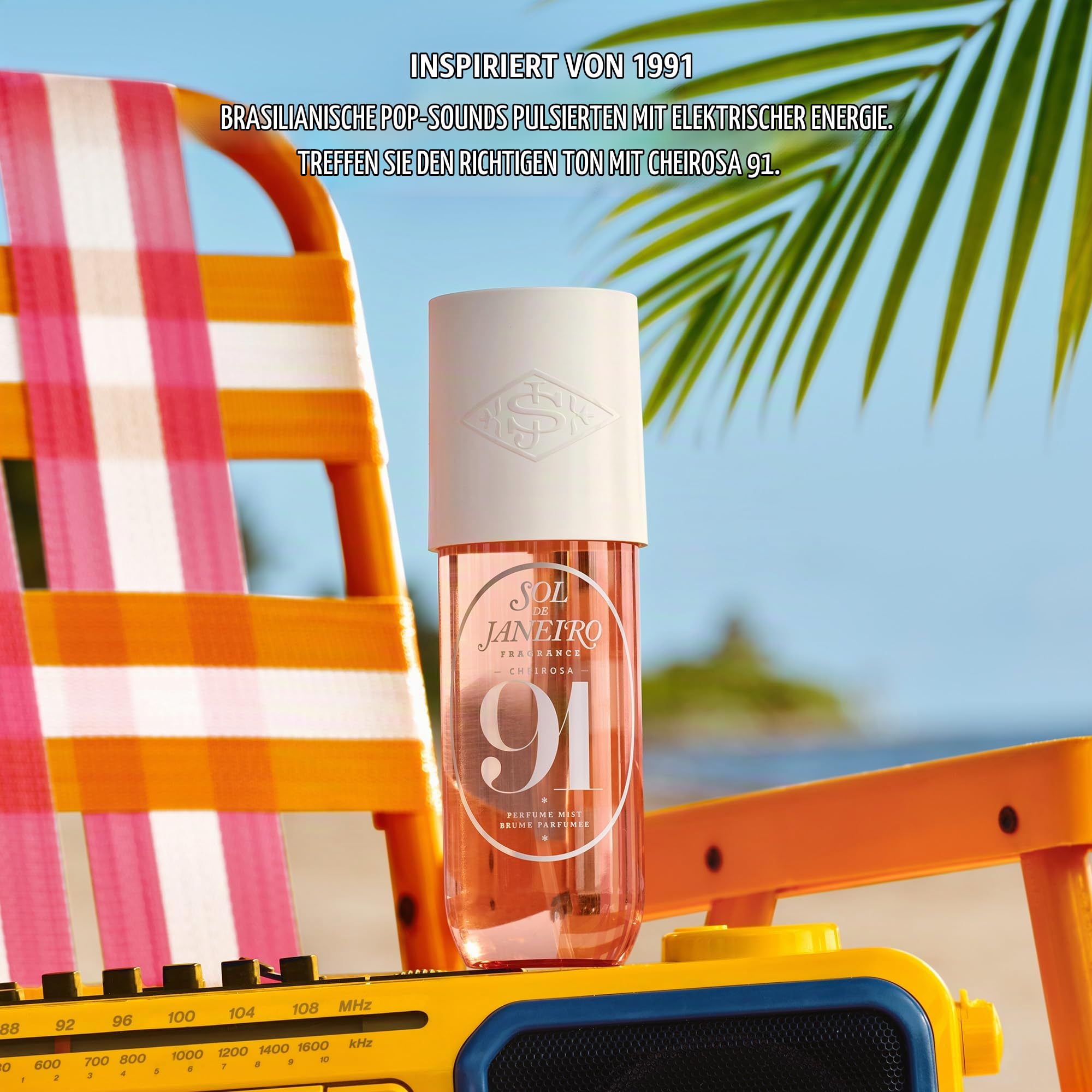 Sol de Janeiro CHEIROSA 91 Perfume Mist Körperspray, Florale Passionsfrucht mit Honig-Karamell und Rio-Rosa