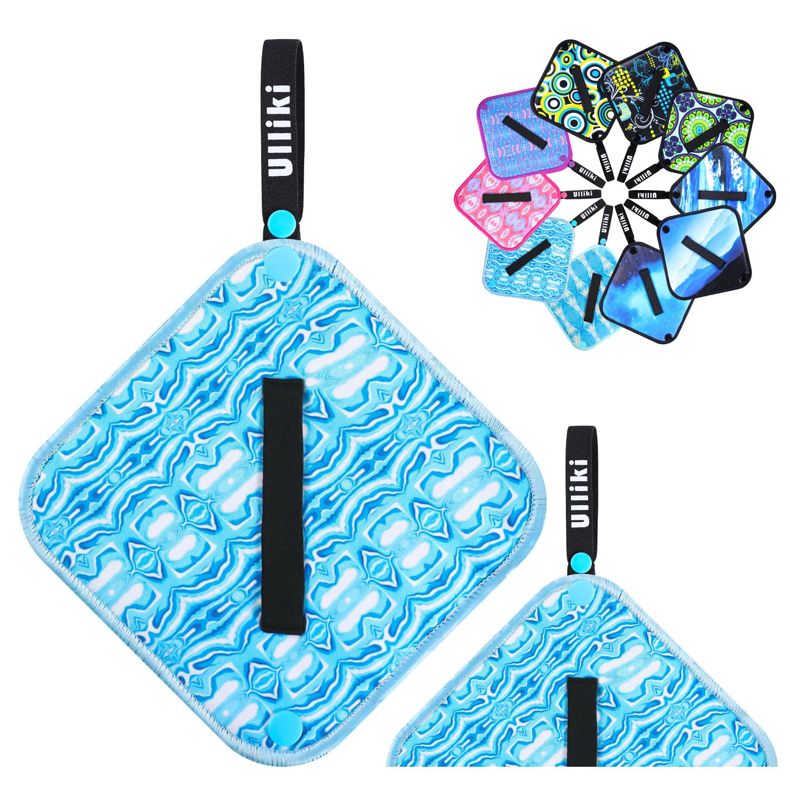 ULLIKI Pee Cloth for Women, Reusable Pee Rag Hiking Camping, Reusable Absorbent Toilet Paper Washable, Outdoor Pee Pad Travel Camping Backpacking Essentials for Women