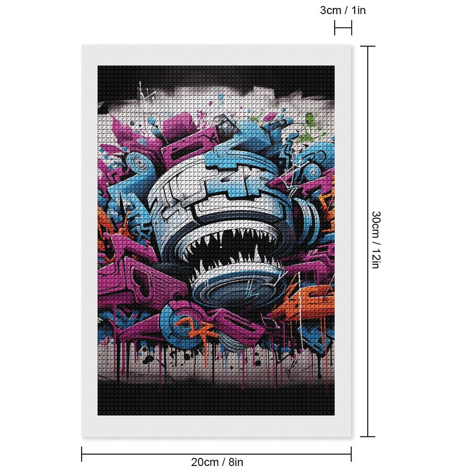 Amazon.com: Colorful Graffiti Diamond Art Kits for Adults Diamond